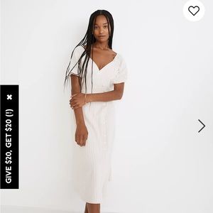 Madewell blush wrap dress